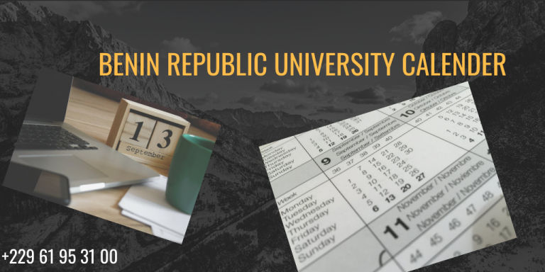 Benin Republic Universities Calendar