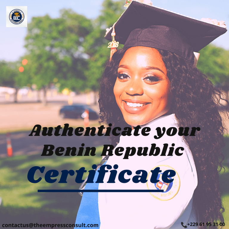 Benin Republic Certificate Verification