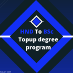 HND to BSc Top-up degree program in Benin Republic university