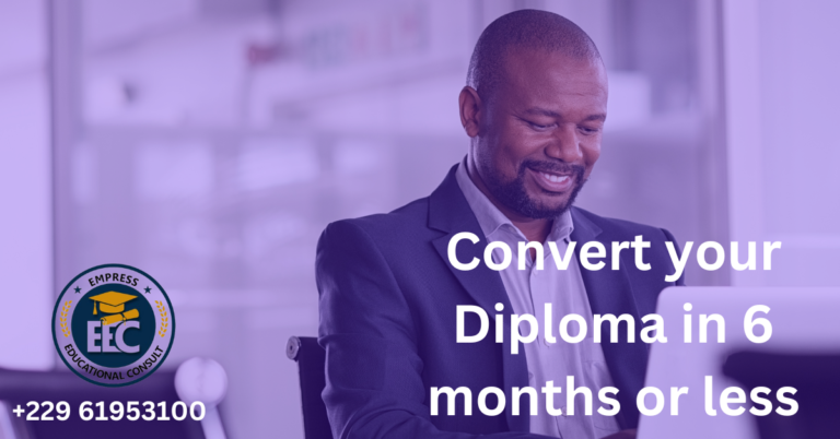 Convert your HND or ND in 6 months or less in Cotonou – Benin Republic 2024